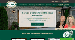 Desktop Screenshot of garagedoorsva.com